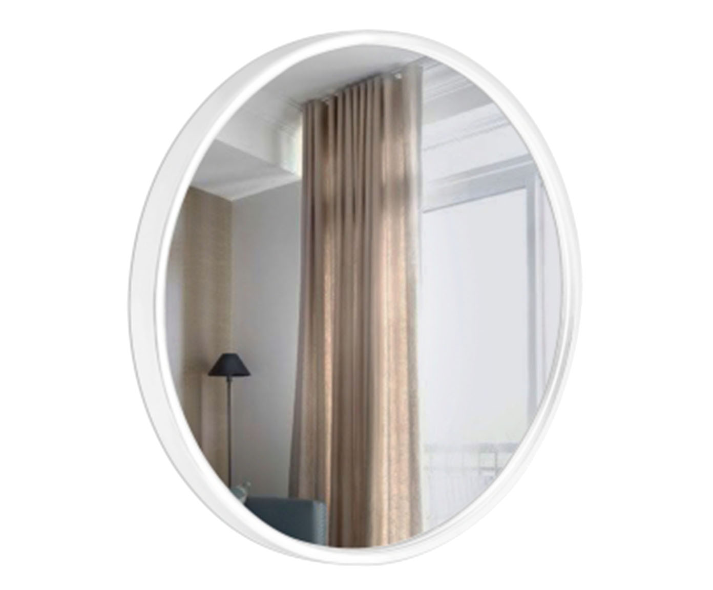 Espelho Round Branco - 30cm image number 2