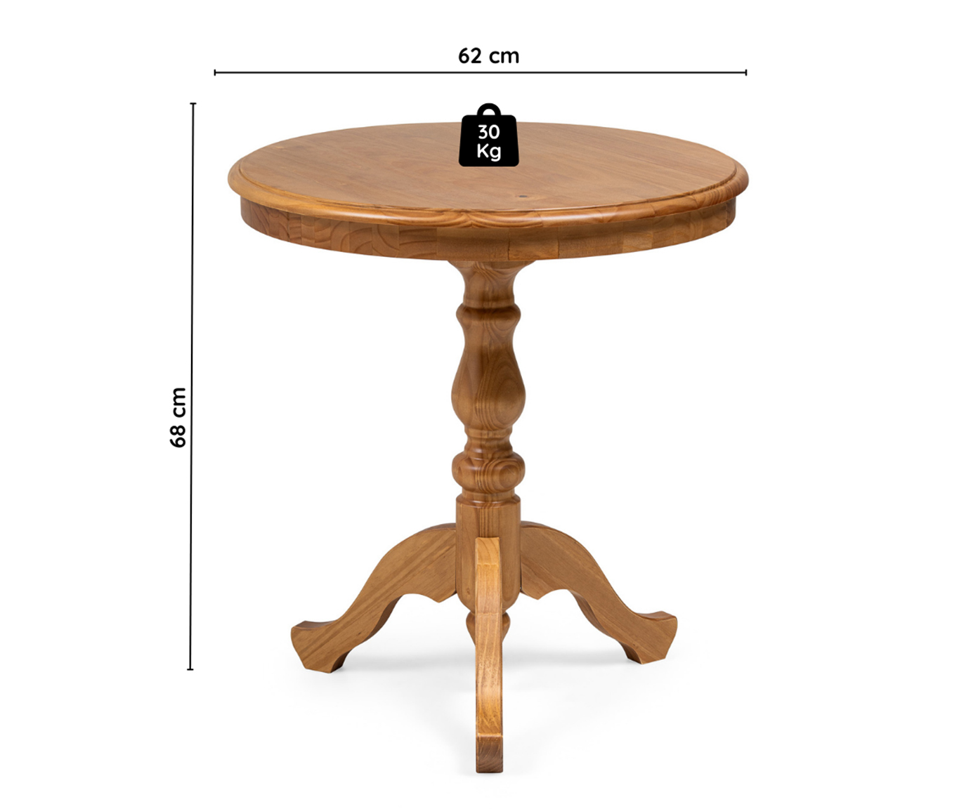 Mesa Lateral Aconchego Mel image number 3
