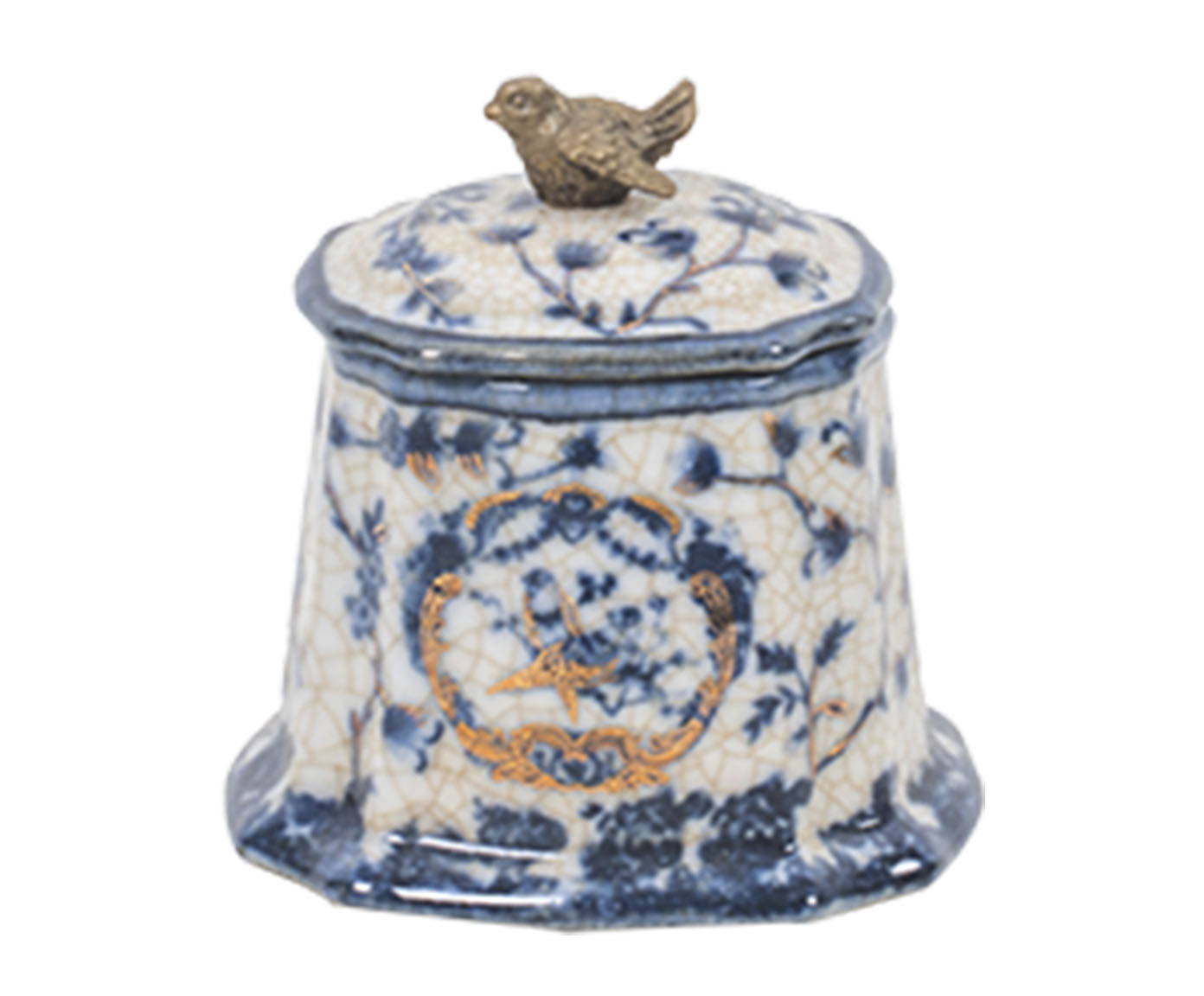 Caixa em Porcelana Achuta Azul - image 0