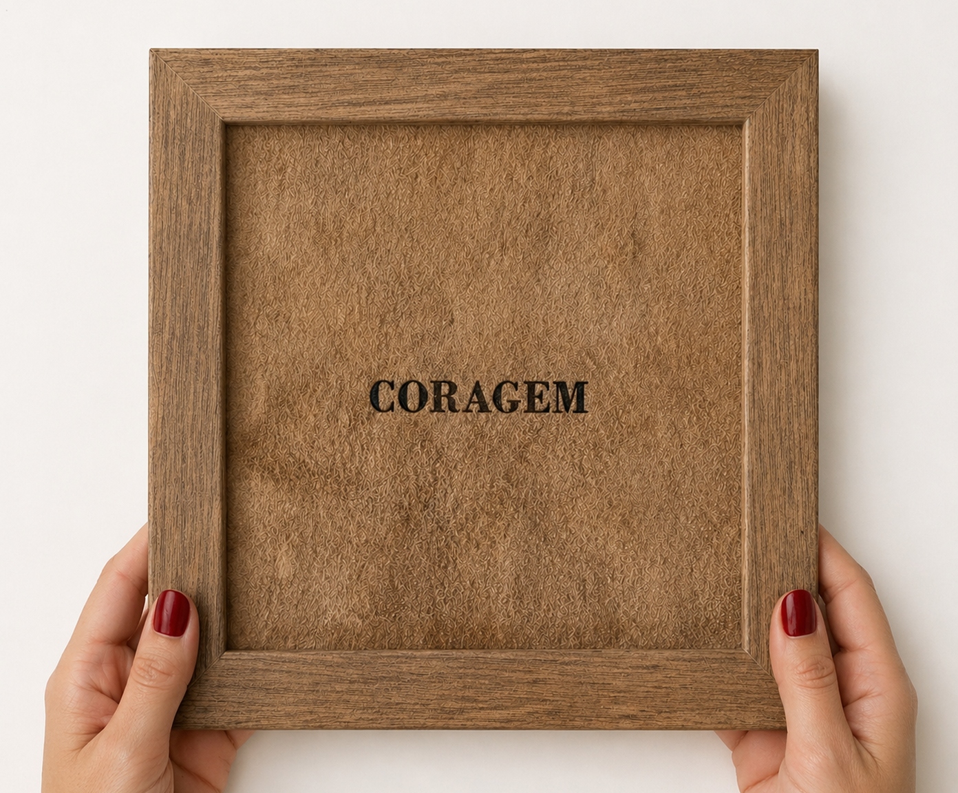 Quadro "Coragem" Camur&ccedil;a Caramelo image number 1