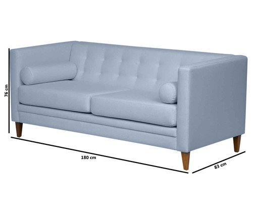 Sof&aacute; Clementine - Azul image number 3