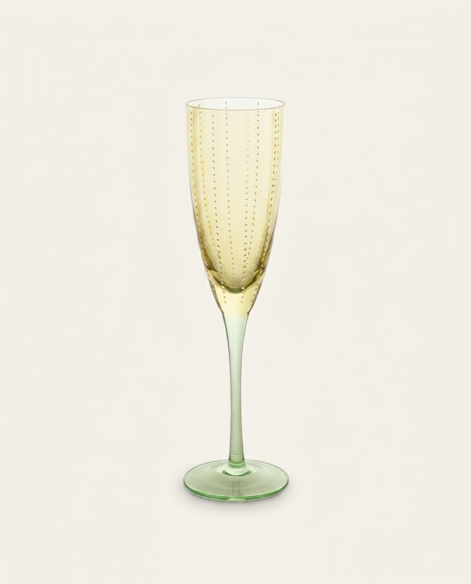 Ta&ccedil;a para Champanhe Firenze Amarelo e Verde image number 8