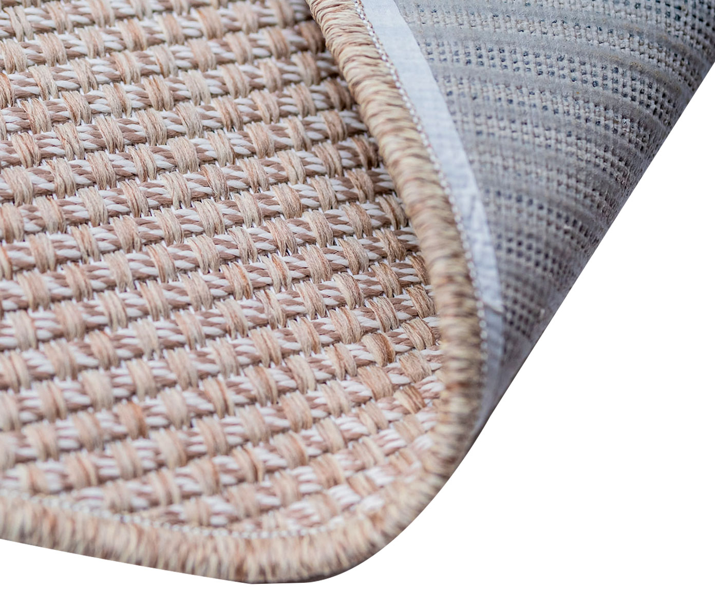 Tapete Redondo Artesanal Look Jacquard Flor de Liz A image number 4