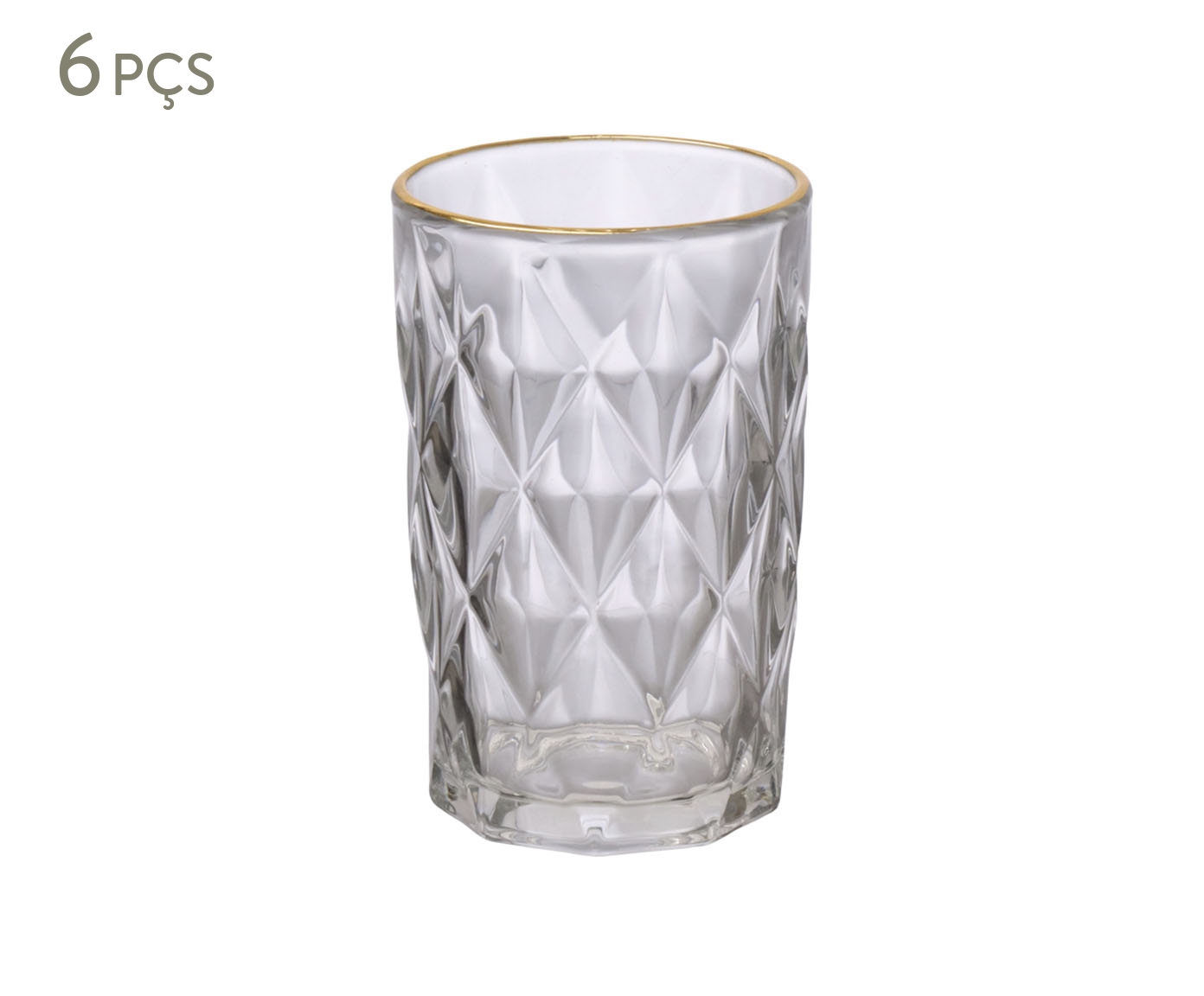 Jogo de Copos Long Drink Diamond image number 0