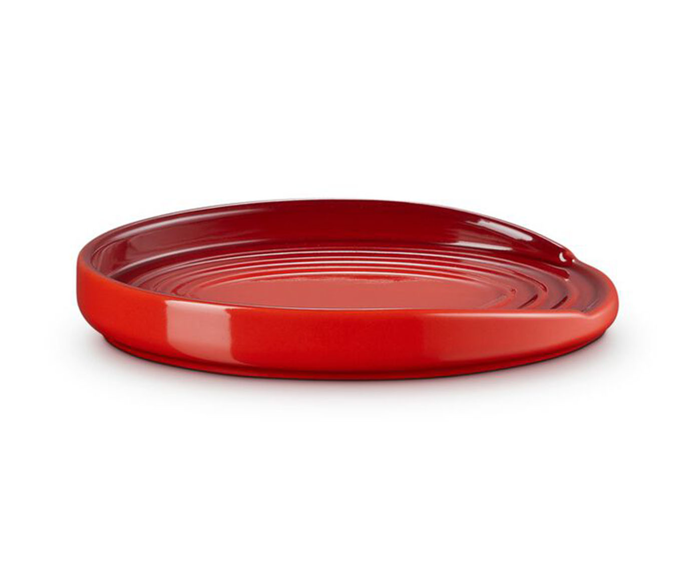 Descanso Oval para Colher Vermelho - 16cm image number 2
