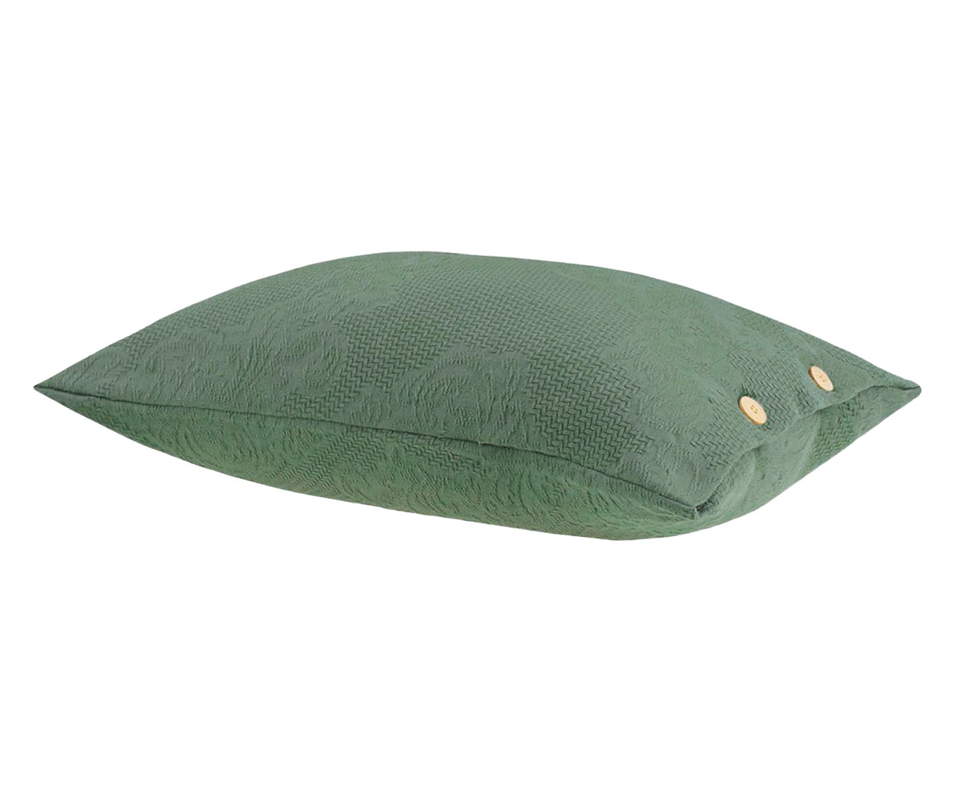 Capa de Travesseiro com Bot&atilde;o Medalh&atilde;o Verde - image 0