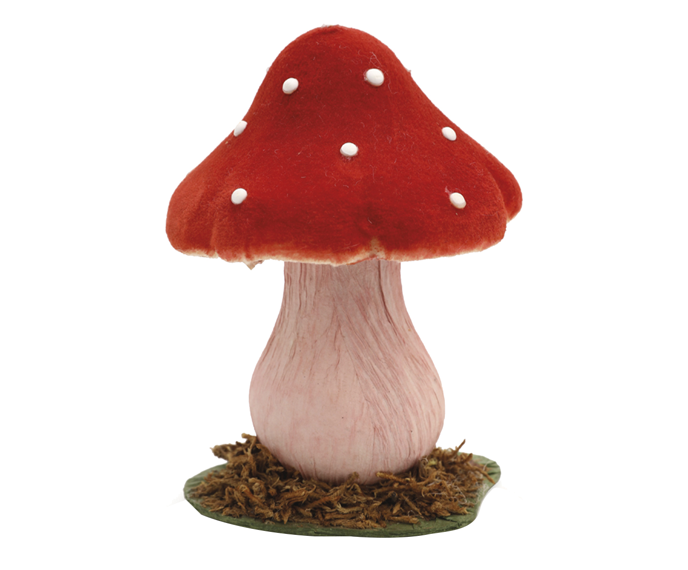 Cogumelo Decorativo Rosa e Vermelho image number 0