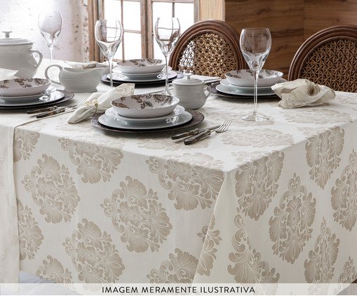 Toalha de Mesa Panam&aacute; Damask Medalh&atilde;o image number 3