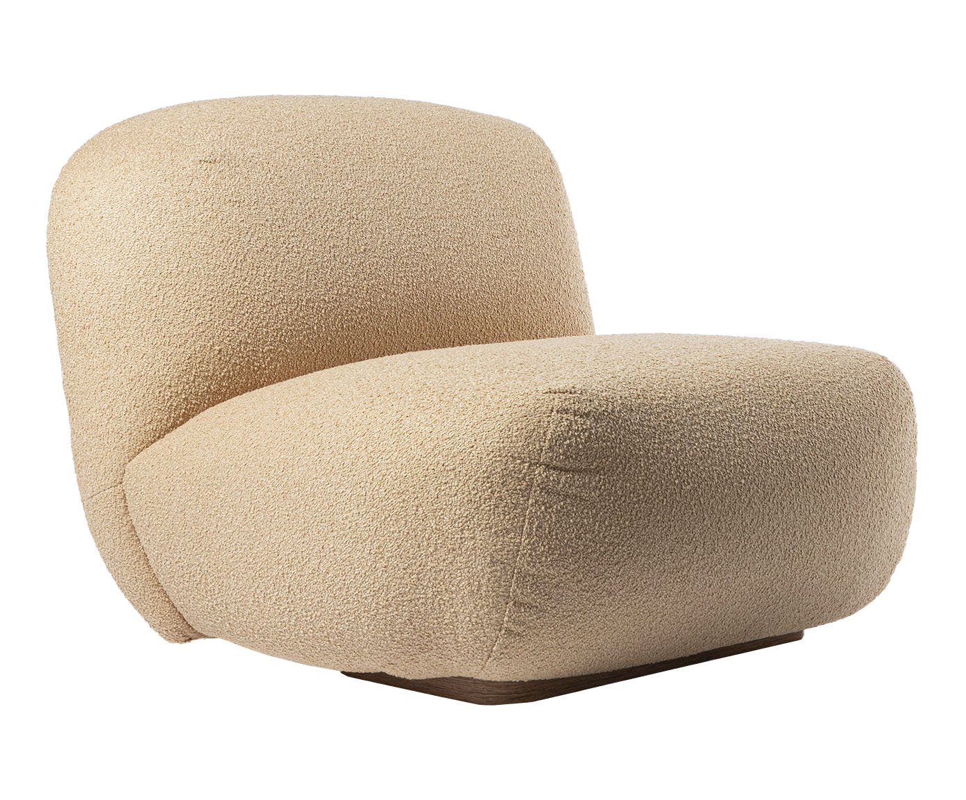 Poltrona em Boucle Nube Bege image number 0