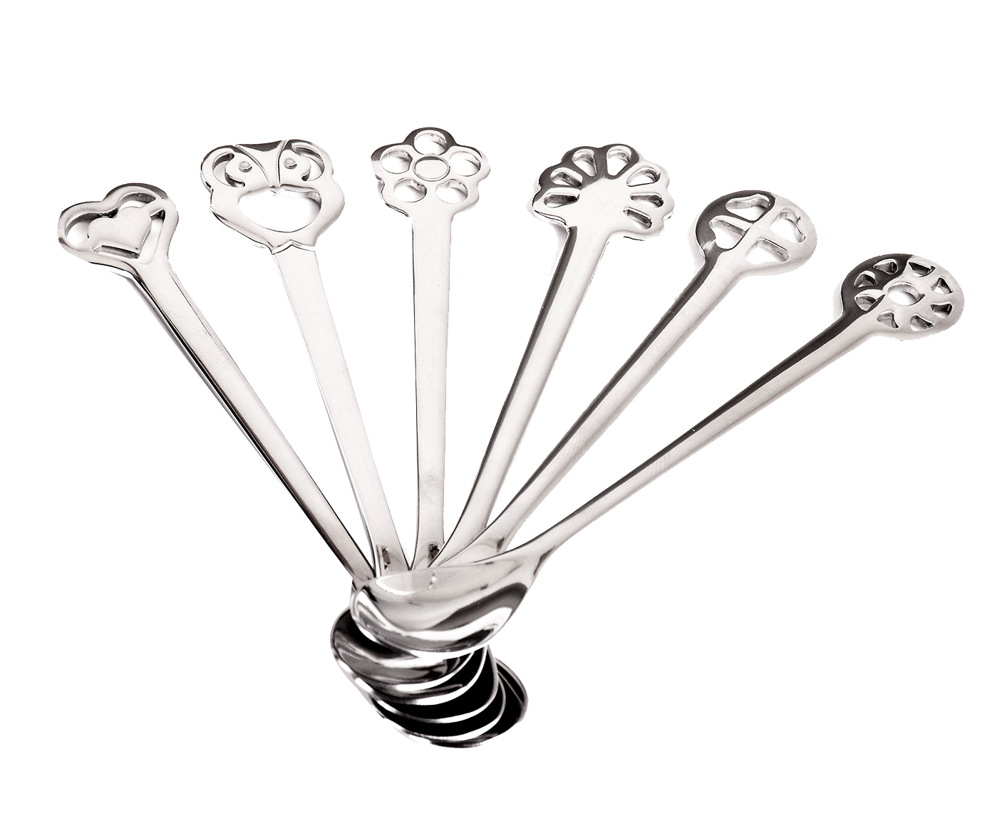 Jogo de Colheres para Caf&eacute; em Inox Moka Spoon Lucky Charm image number 0