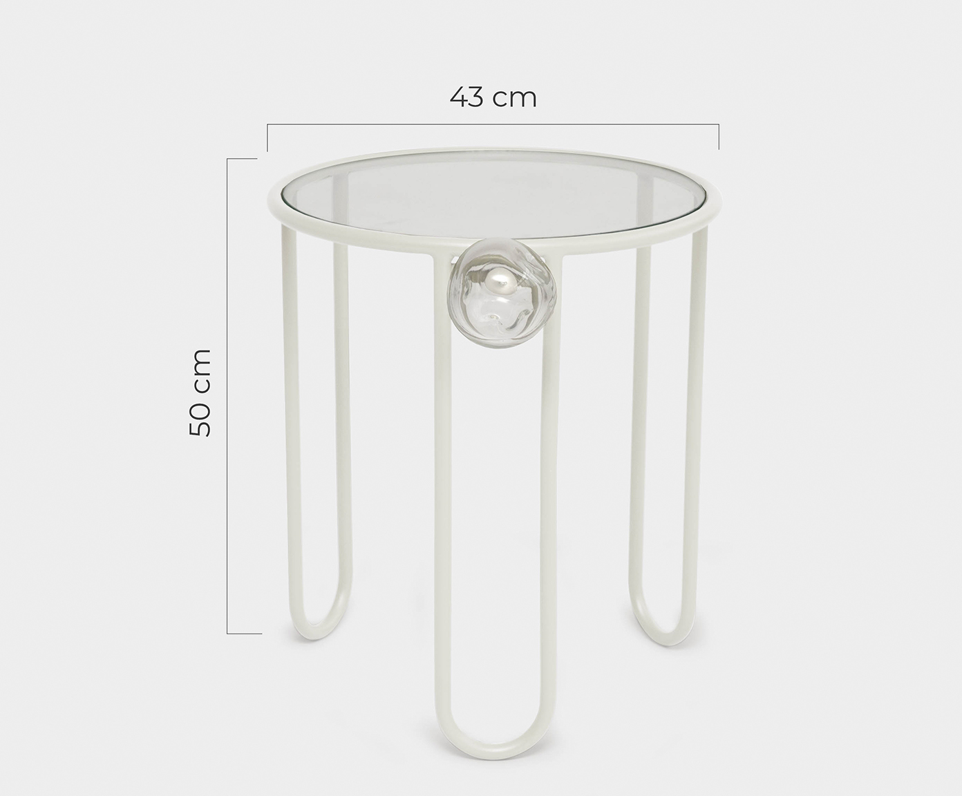 Mesa Lateral Murano Porcelana image number 1