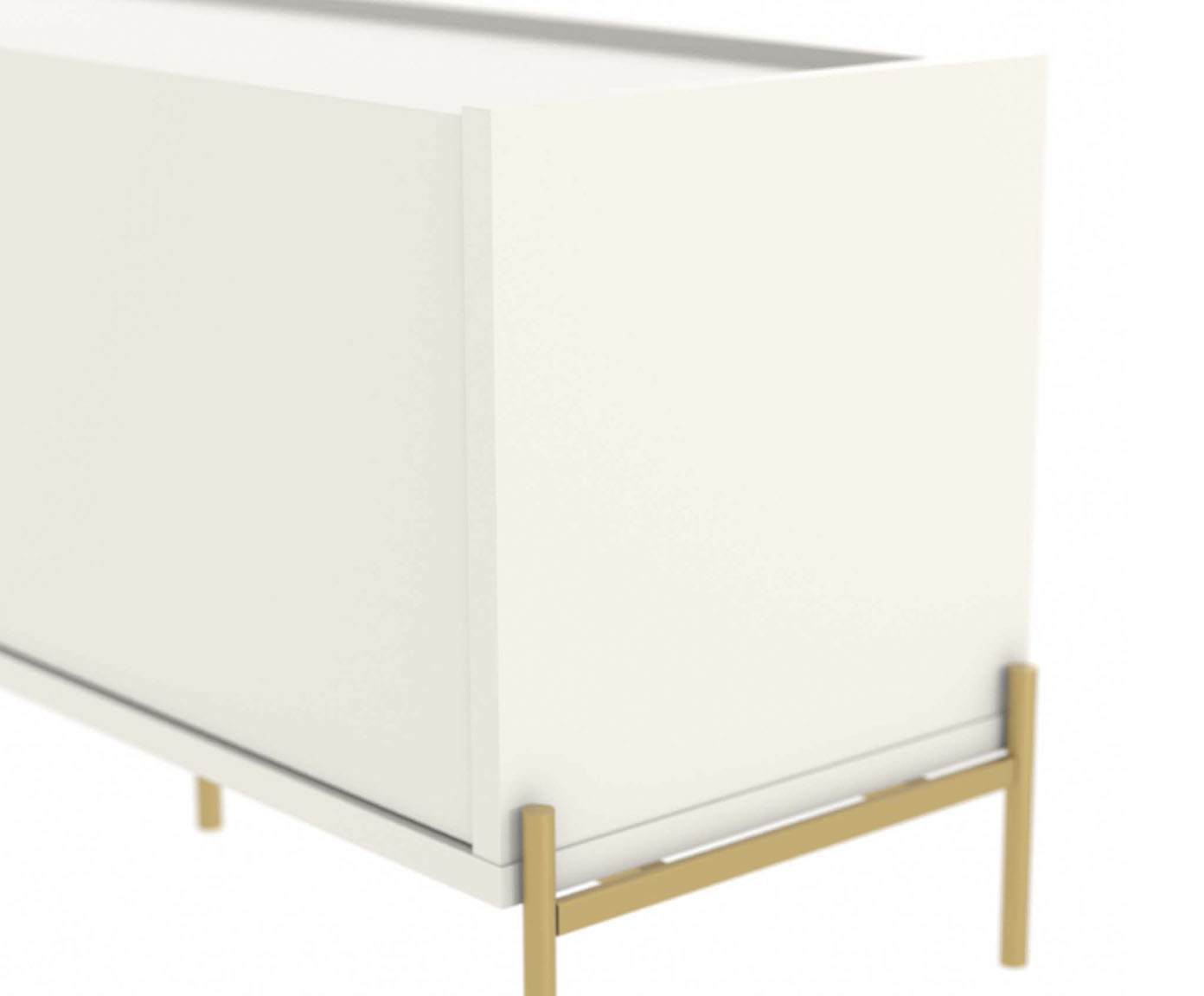 Rack Jasper - Off-White Fosco e Dourado image number 5