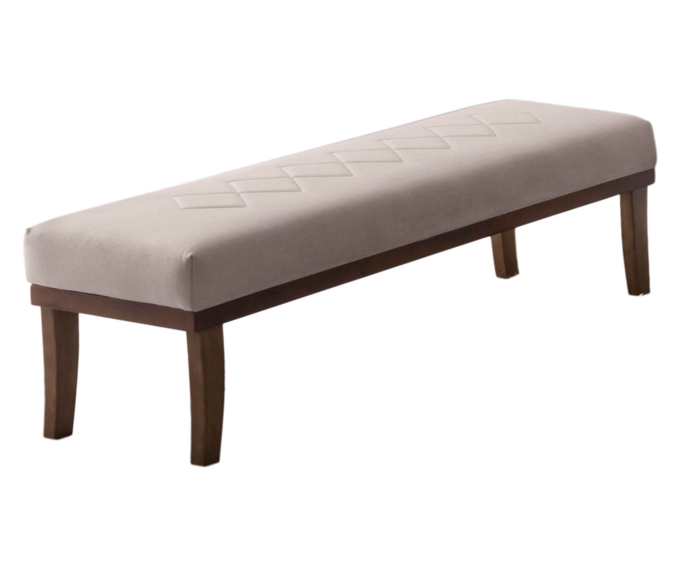 Recamier Bege com Base Imbuia Theo image number 0