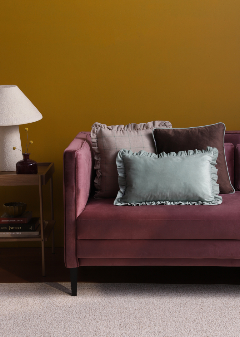 Almofada Triad Marrom e Verde Acqua - image 1