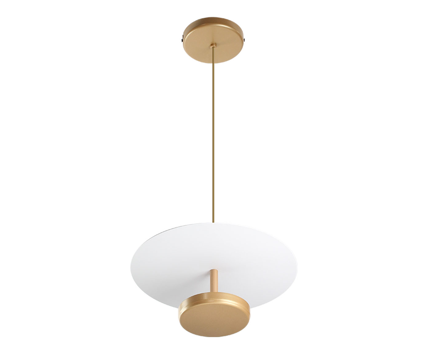 Pendente Slice em Led Dourado Ono Bivolt - image 0