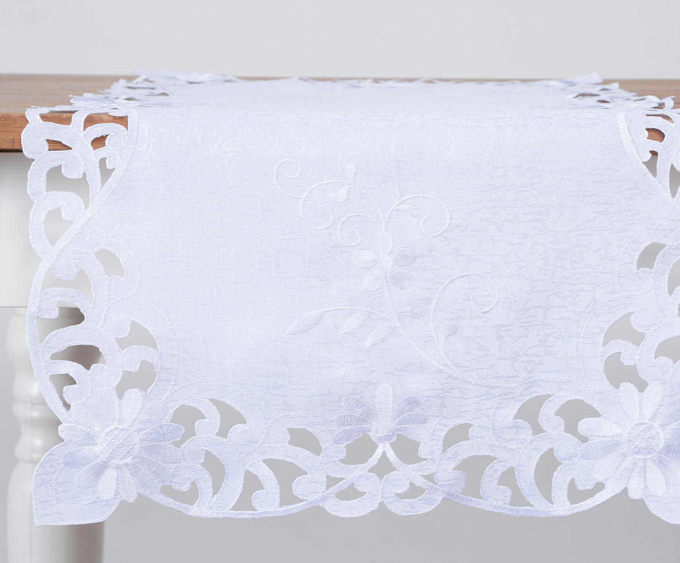 Caminho de Mesa Enigma - Branco image number 2