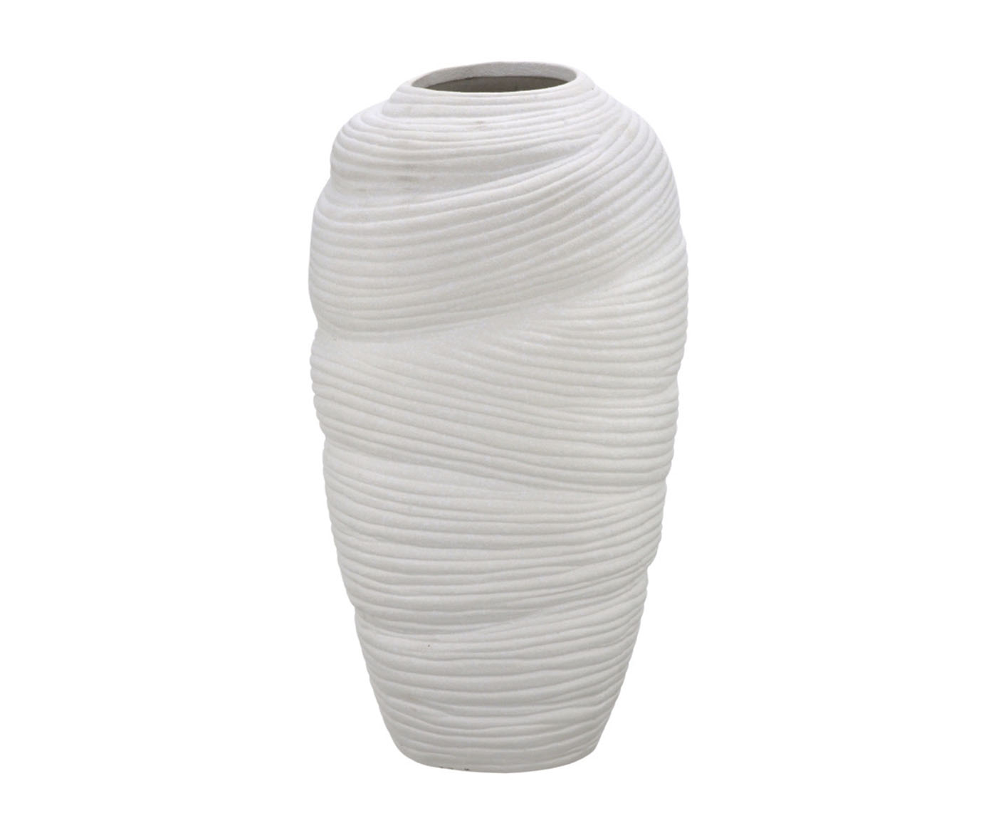Vaso em Cer&acirc;mica Satete II - Off White - image 0