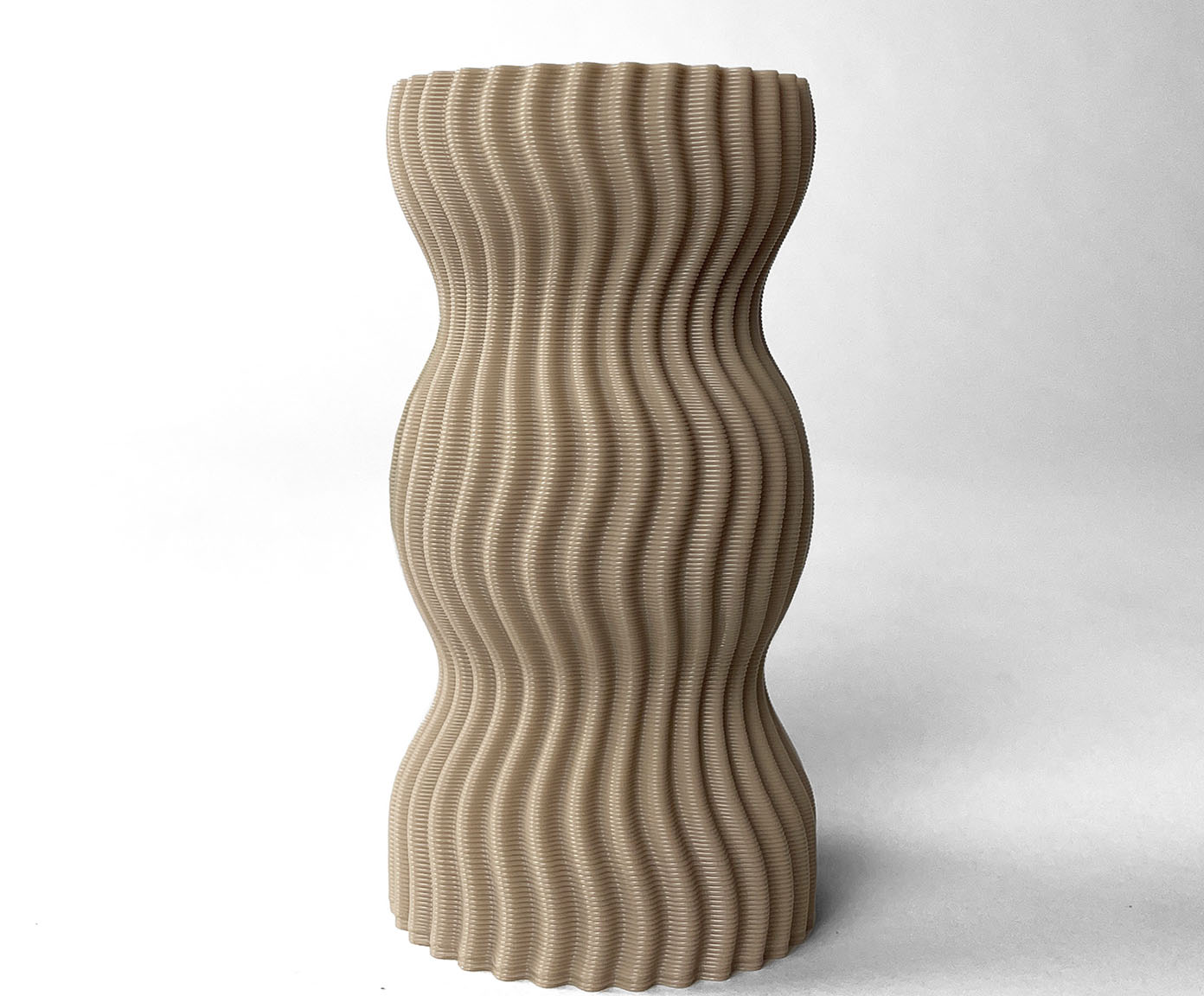 Mini Vaso Onda 3 Areia image number 2
