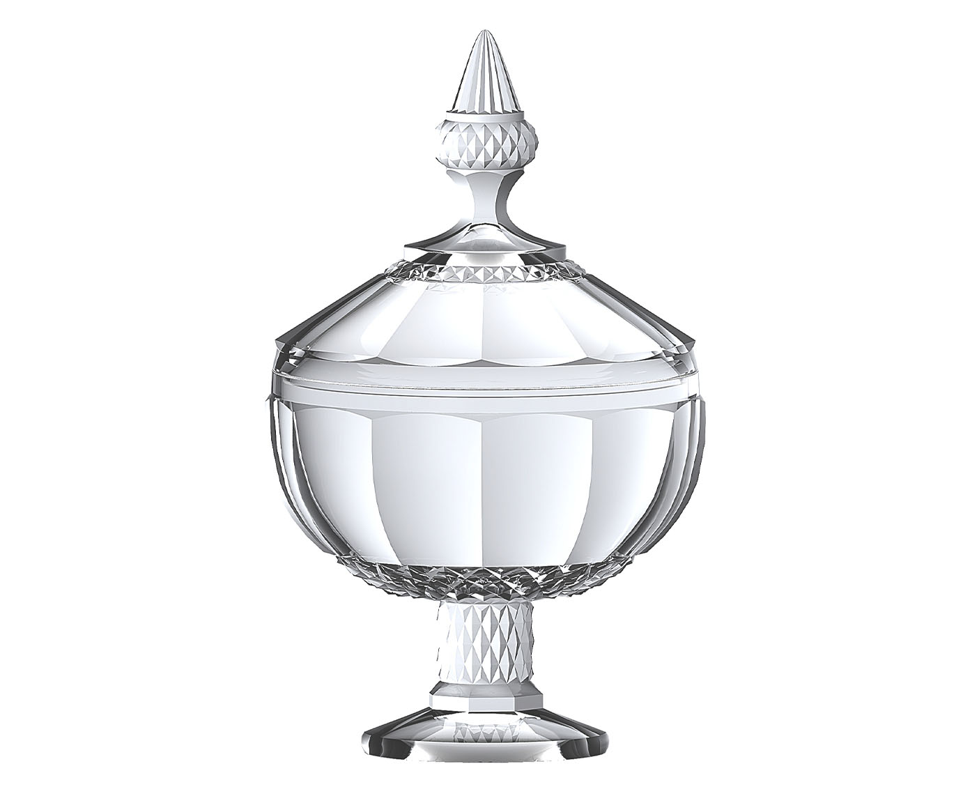 Potiche Splendor em Cristal com P&eacute; - image 0