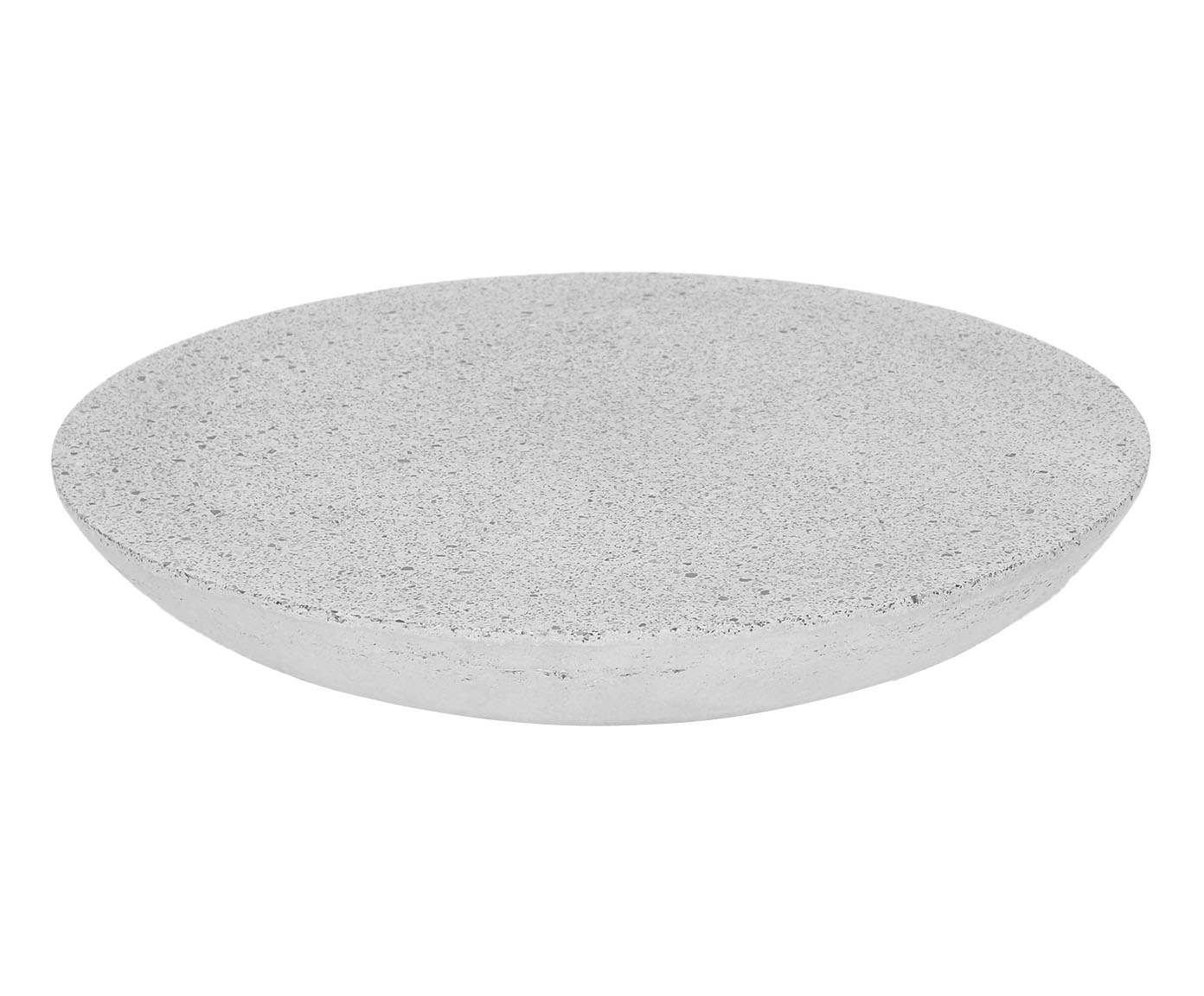 Mesa de Centro Baixa Brut em Granilite -  Branco - image 1
