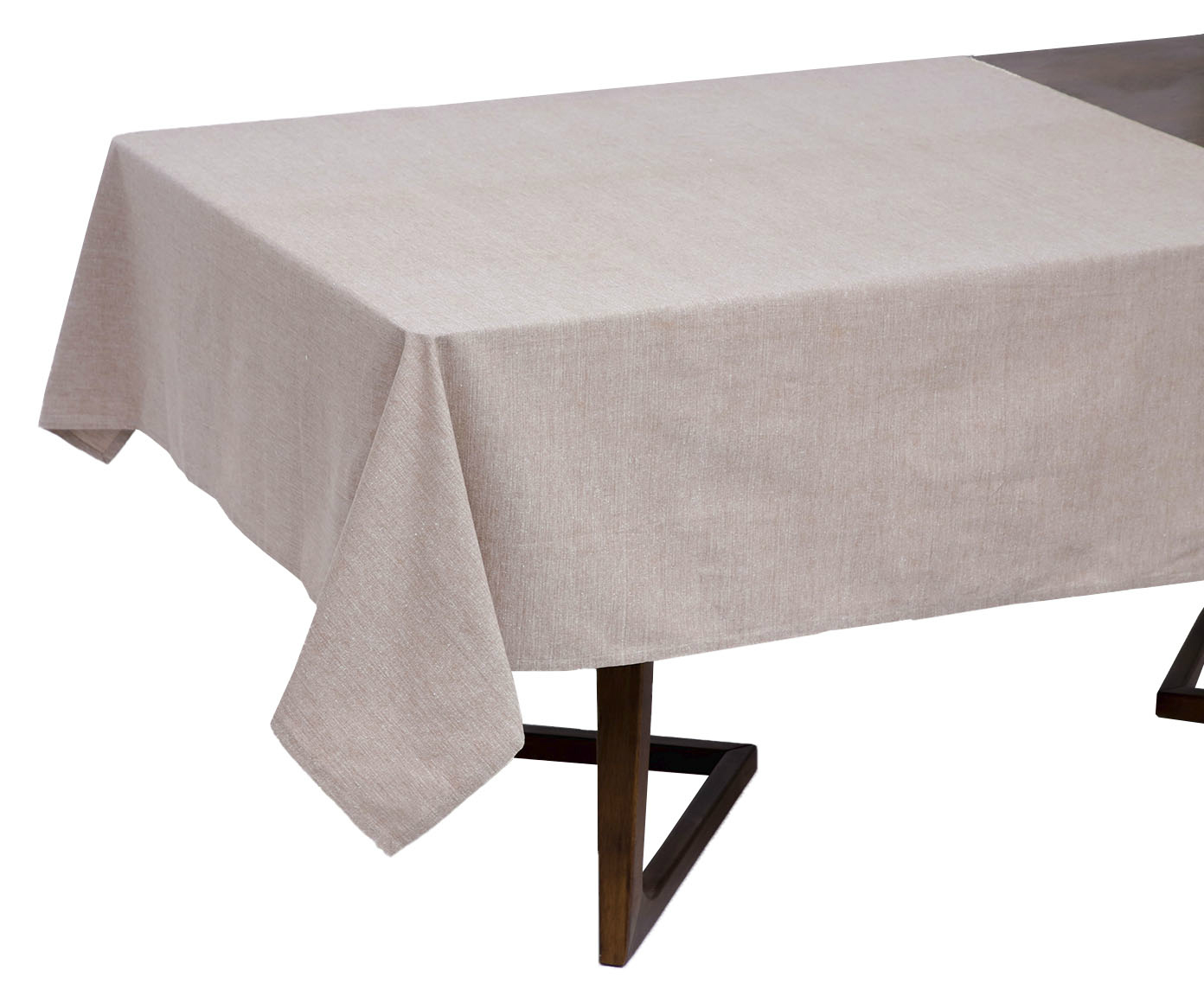 Toalha de Mesa Tess&aacute;lia Bege image number 2