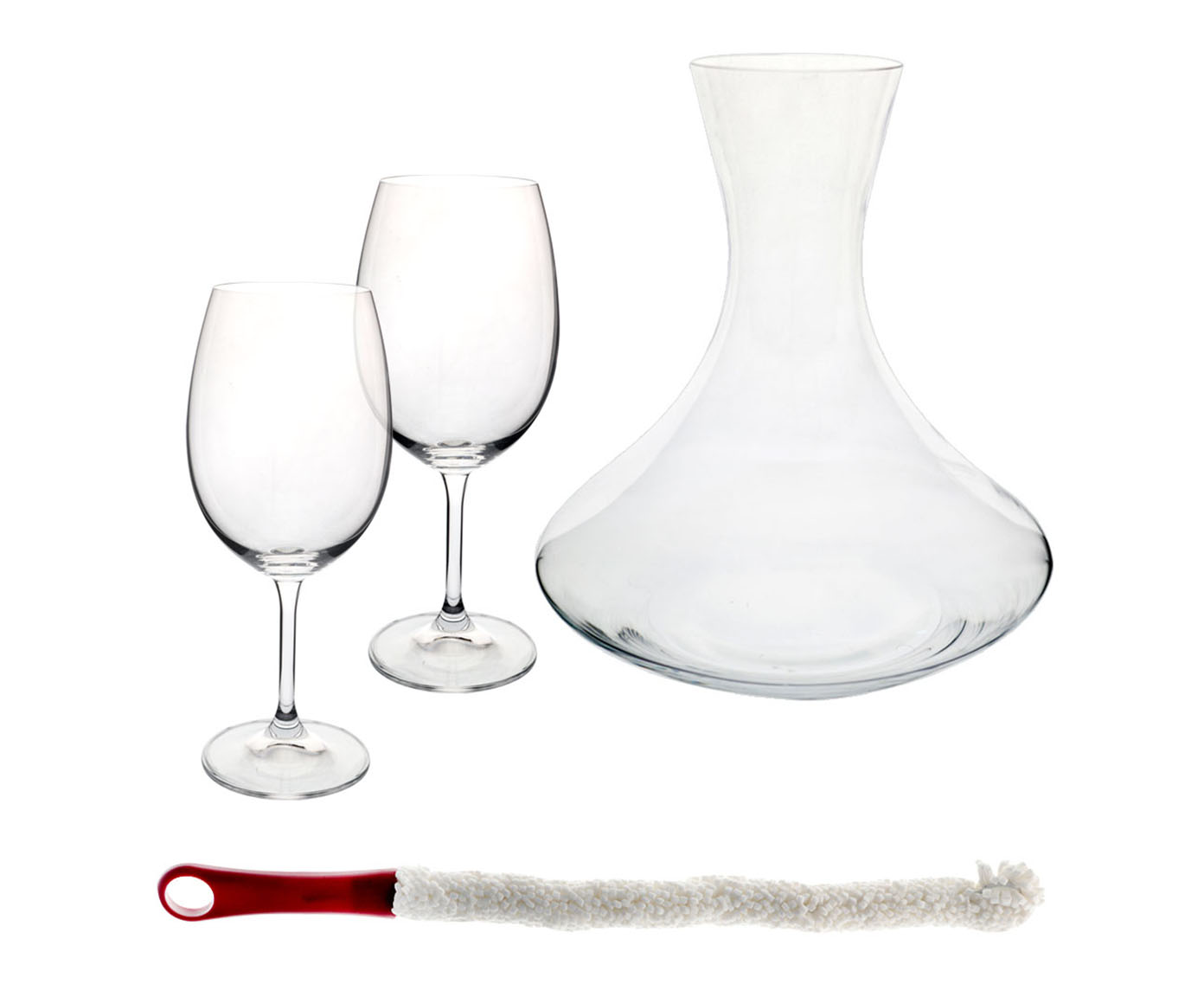 Jogo de Ta&ccedil;as e Decantaer com Escova Greiz image number 0