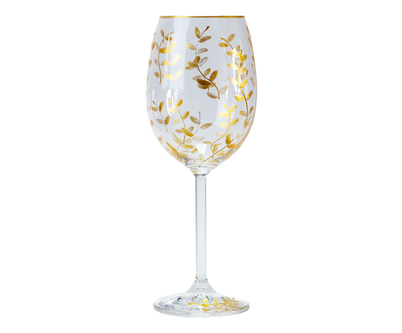 Ta&ccedil;a para Vinho Tinto em Cristal London Gold - image 0
