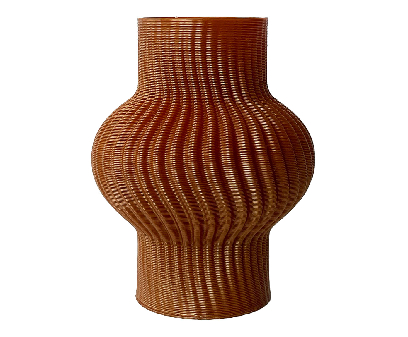 Mini Vaso Onda 1 Terracota image number 0