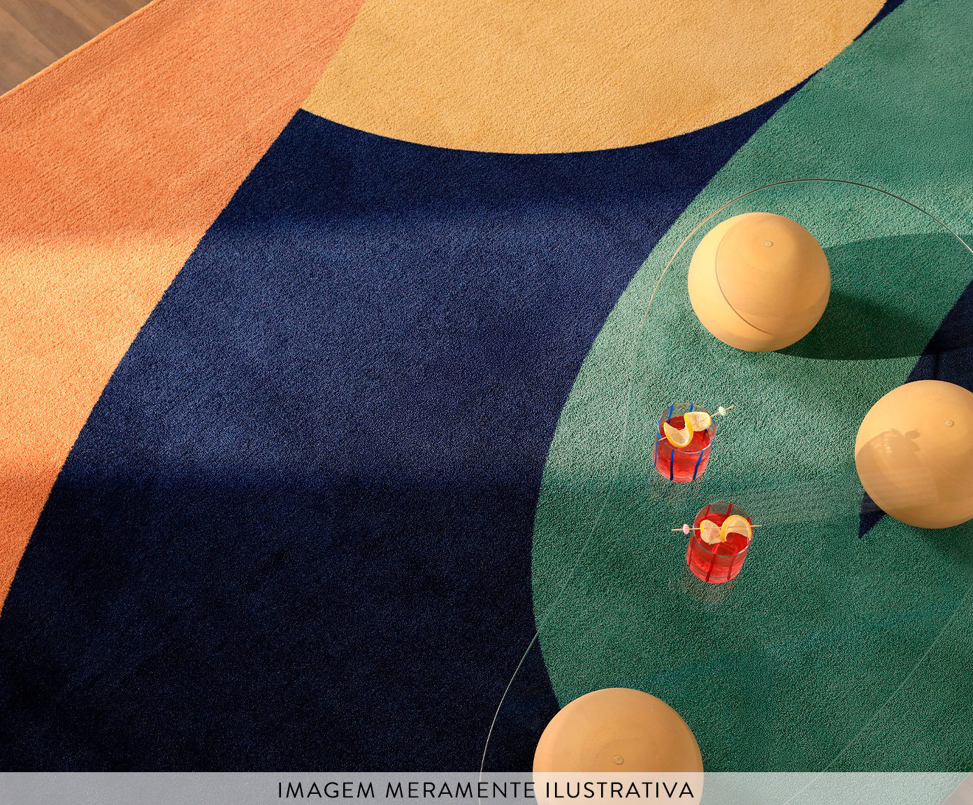 Tapete Abaporu de Tarsila do Amaral Colorido image number 6