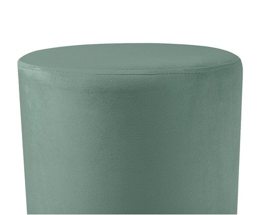 Puff em Veludo Harlow Pequeno Verde Menta image number 3