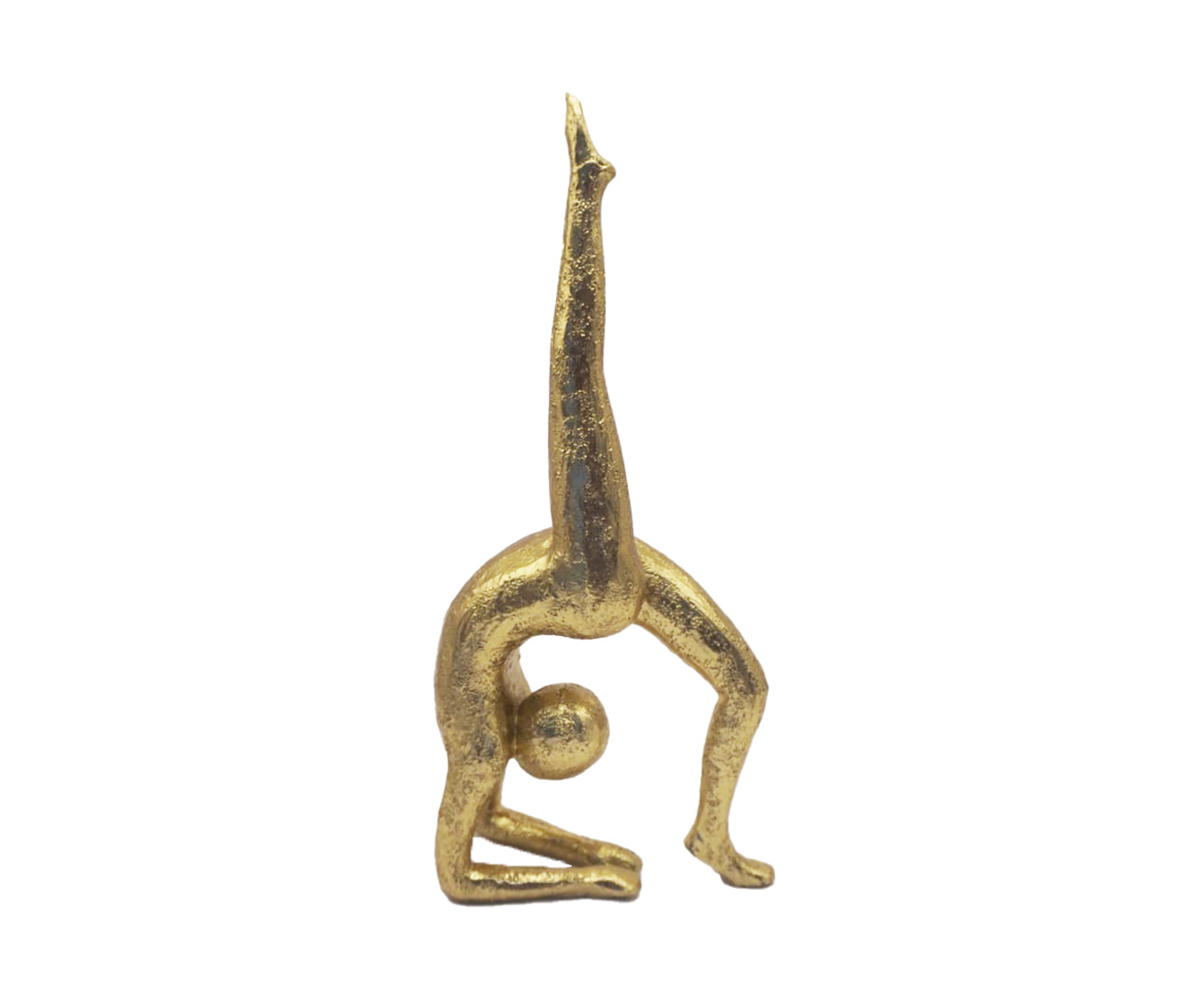 Escultura Yoga Claire Dourada image number 0
