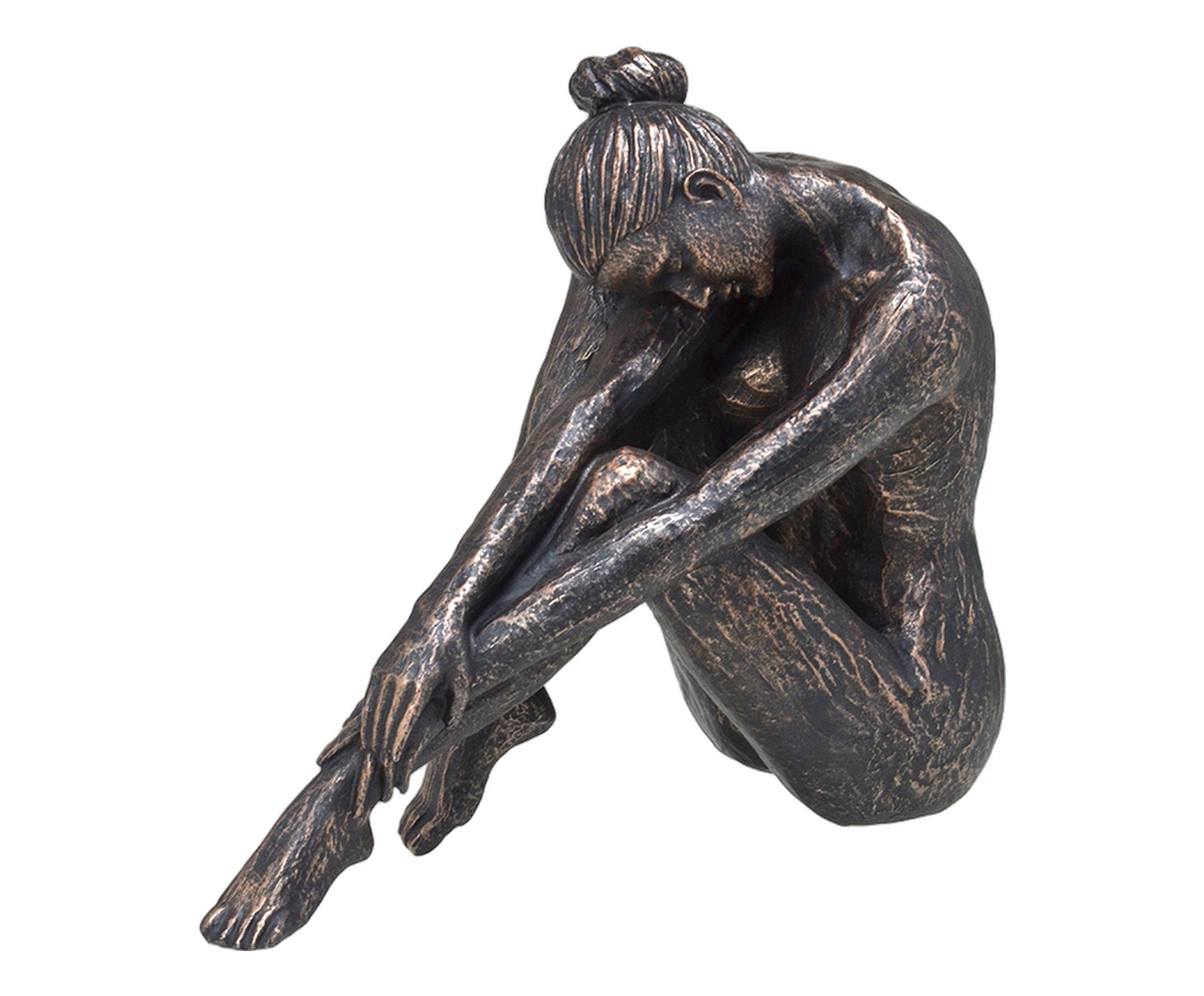 Escultura Decorativa Conceito Bronze e Preto image number 0