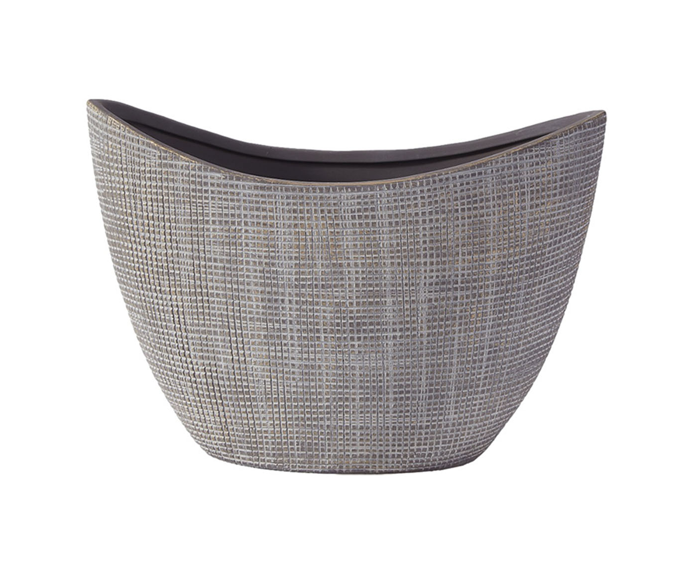 Vaso Decorativo Zattera Cinza I image number 0