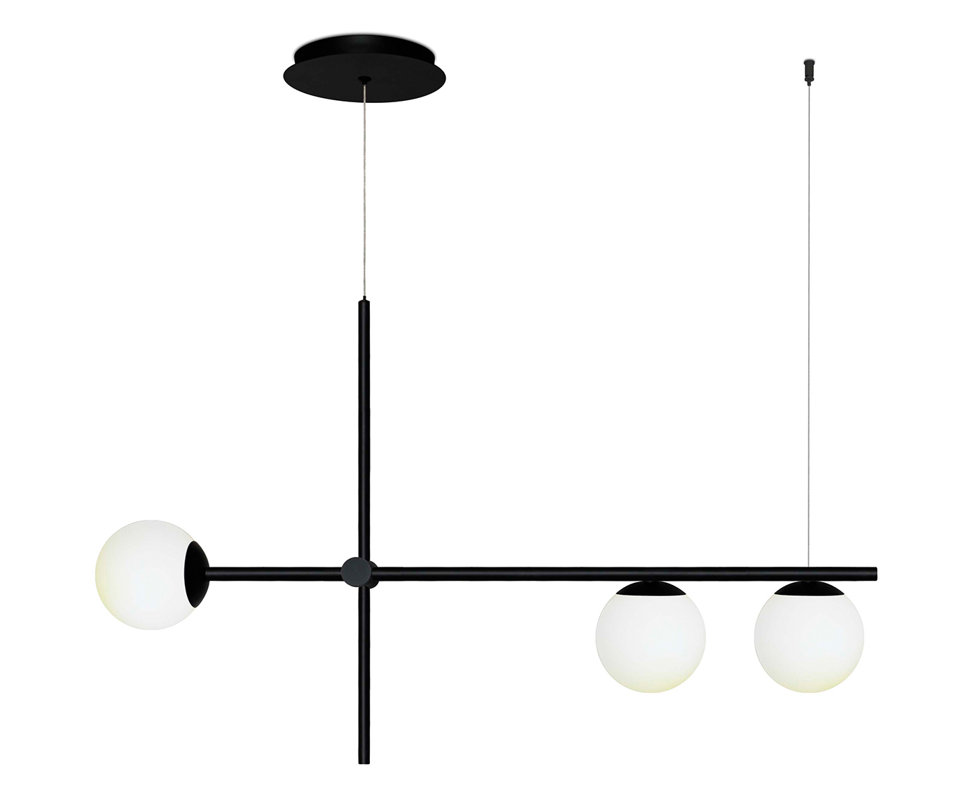 Pendente Moon Jamy  Preto  - Bivolt image number 0