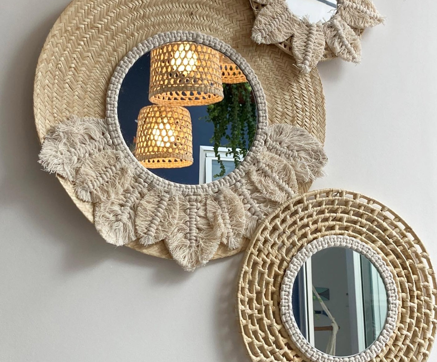 Composi&ccedil;&atilde;o de Espelhos Boho - image 1