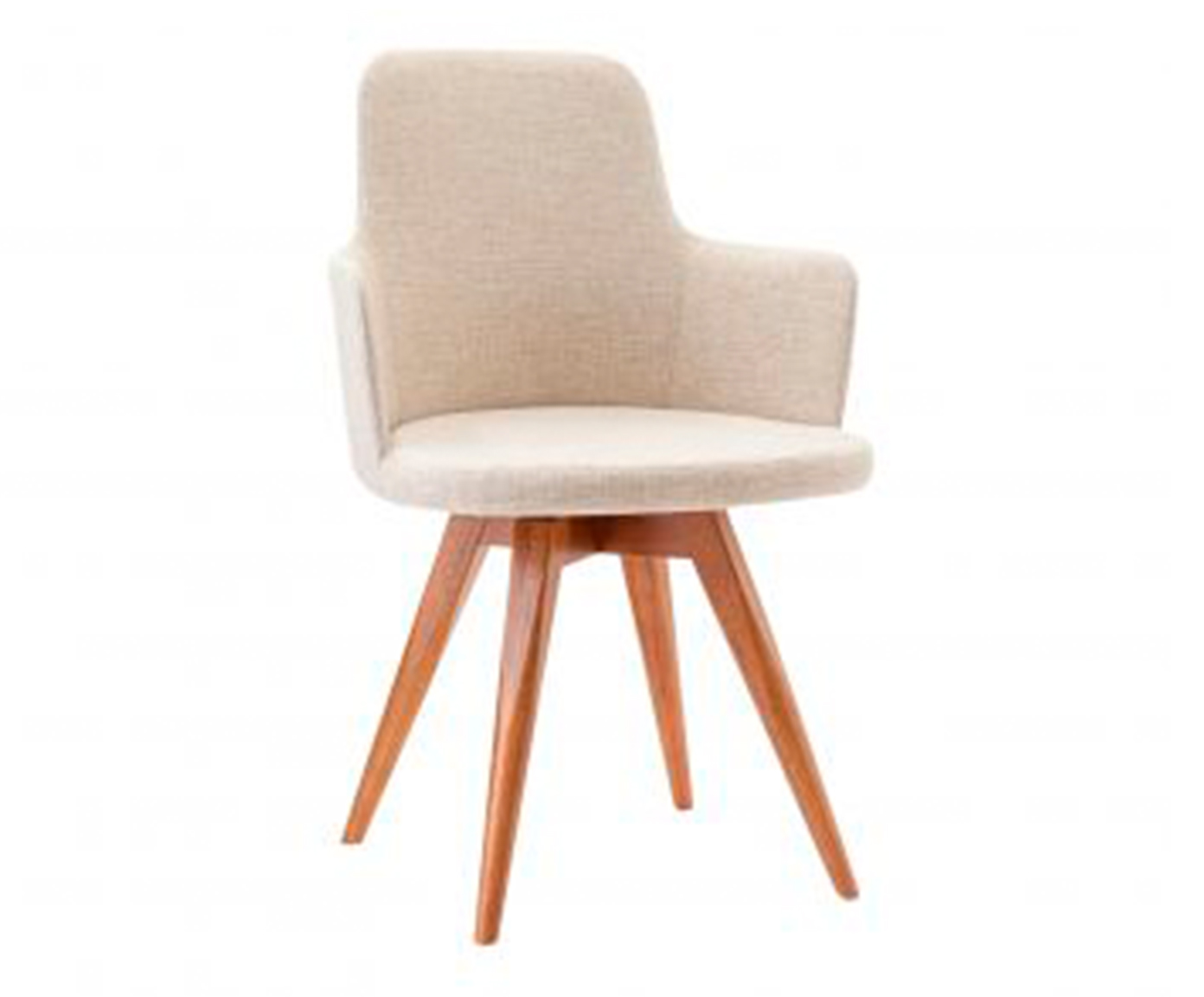 Cadeira Fixa Tina - Bege - image 0