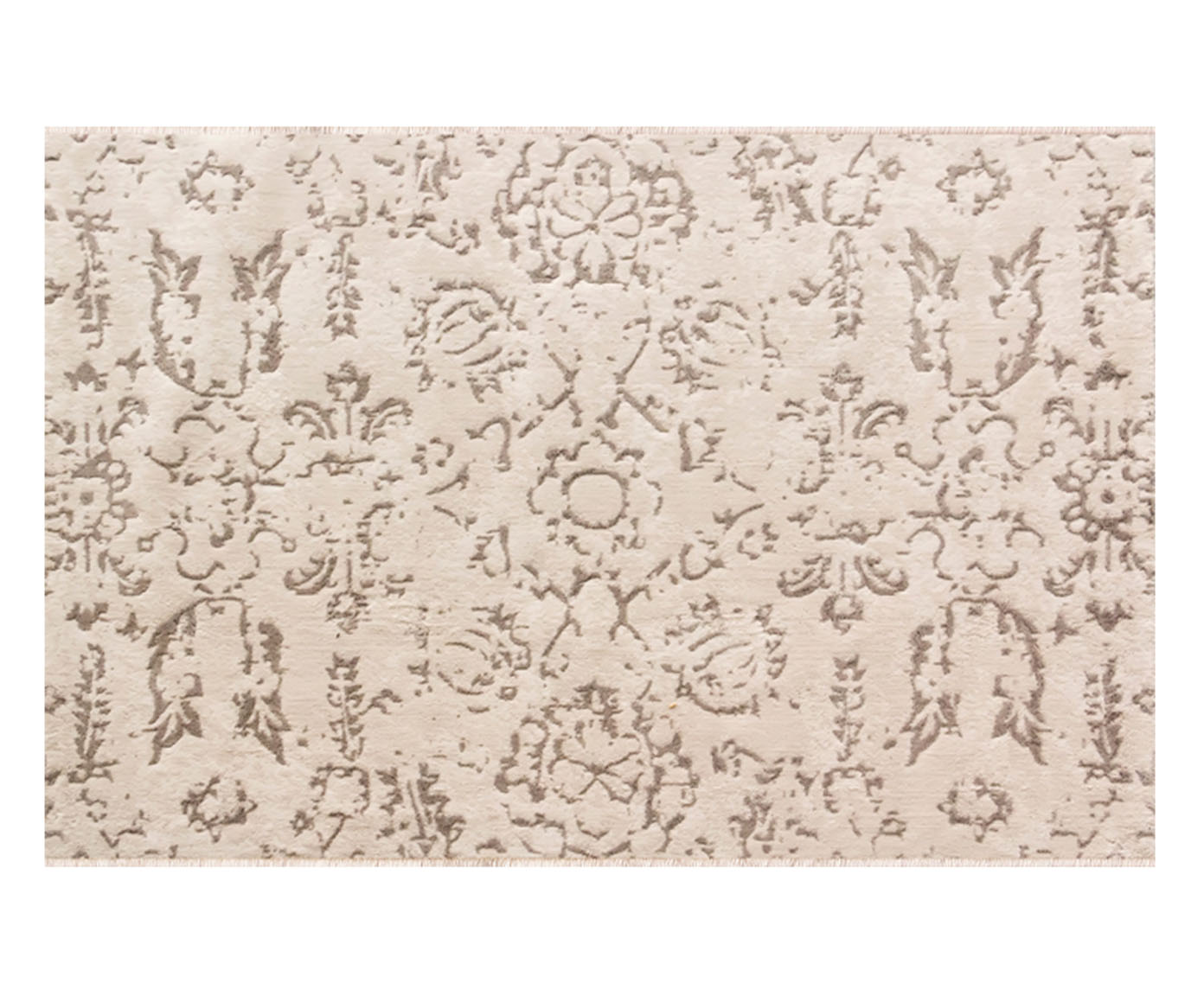 Tapete Turco Vega Ivory Cinza e Cru - image 0
