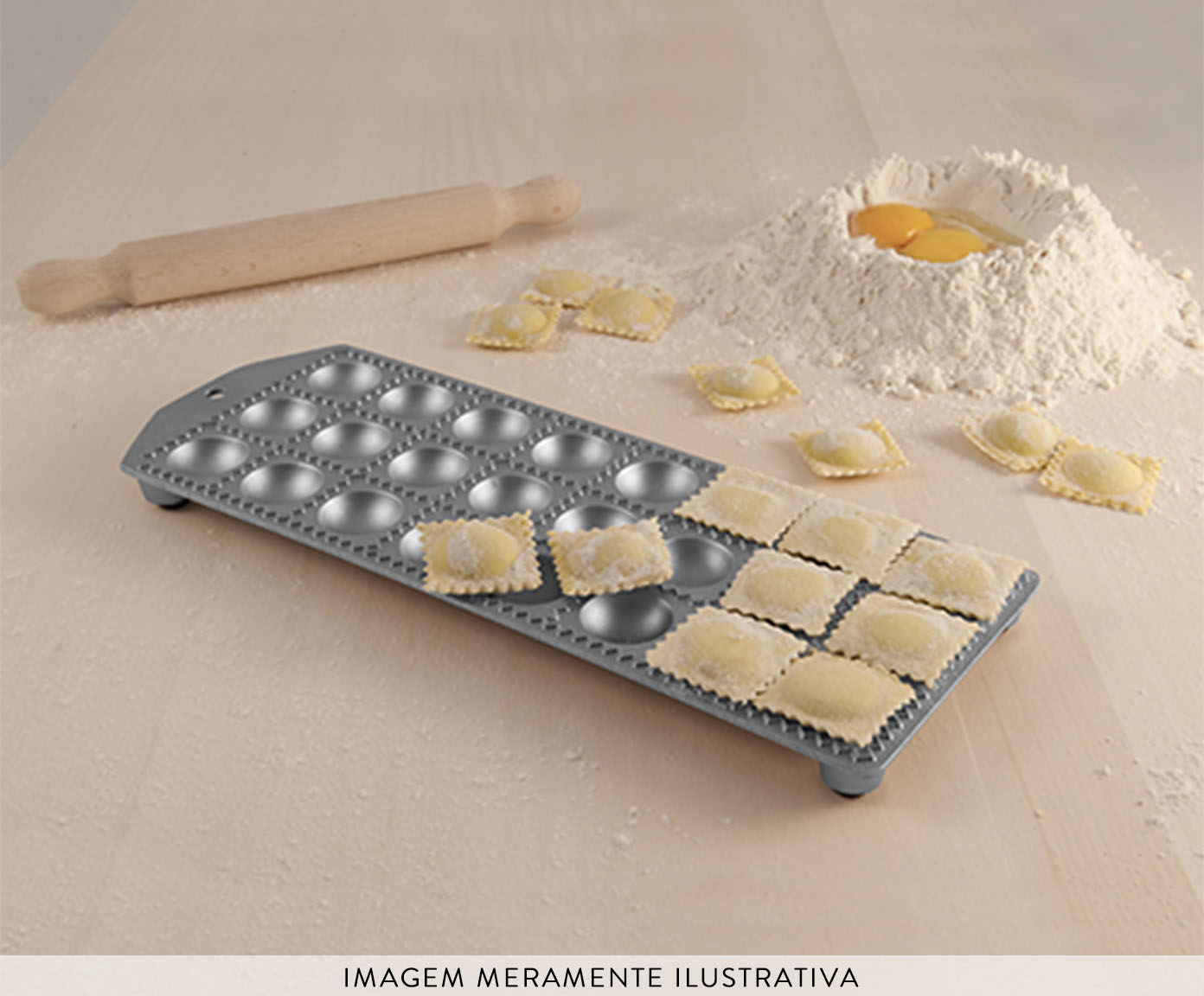 Molde Ravioli Red Rolo Cinza - image 0