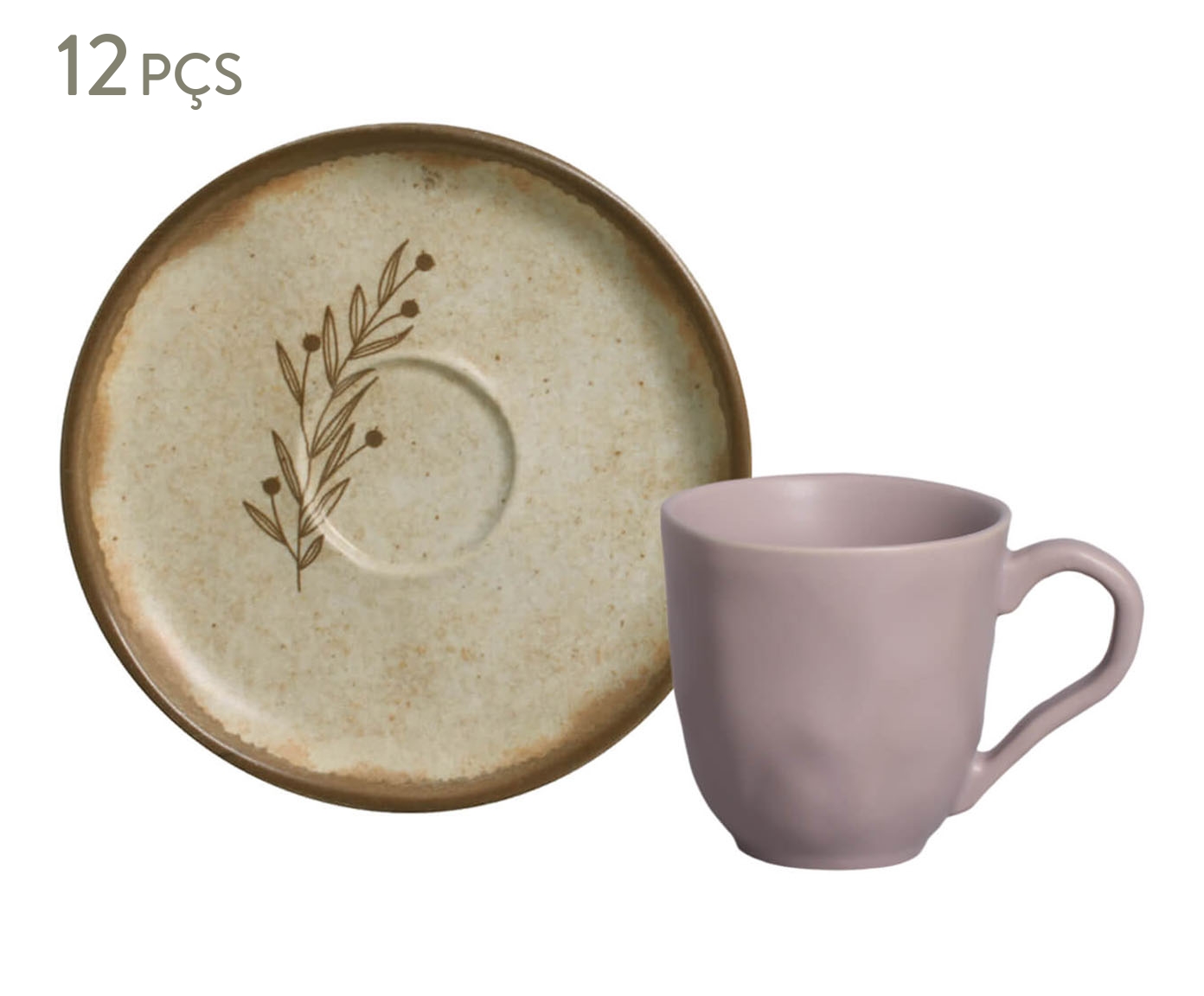 Jogo de X&iacute;caras para Caf&eacute; Bio Nativa Floral - image 0