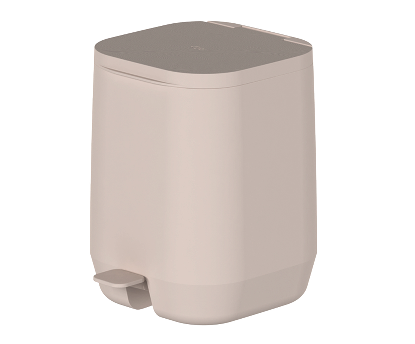 Lixeira de Pedal Aura Bege - image 0