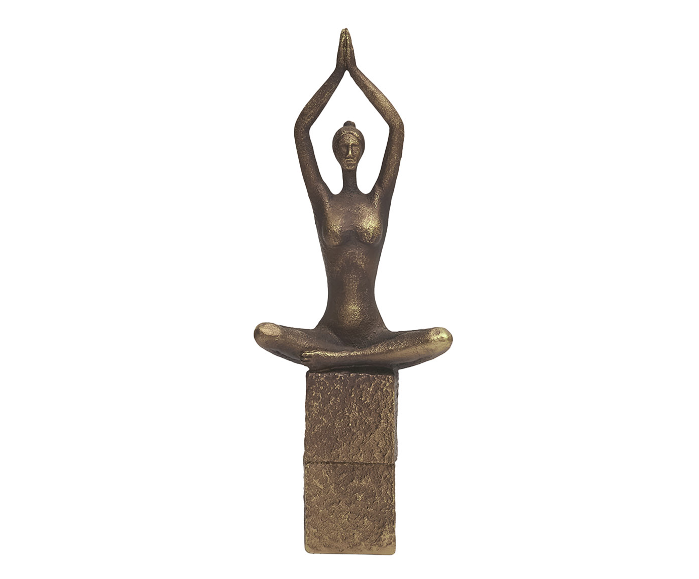 Escultura Yoga em Polirresina image number 0