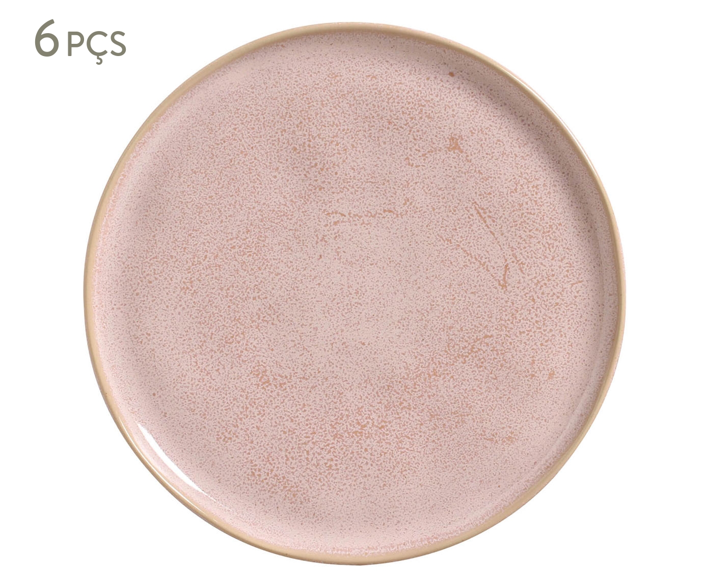 Jogo de Pratos Raso Bio Litchi Rosa image number 0