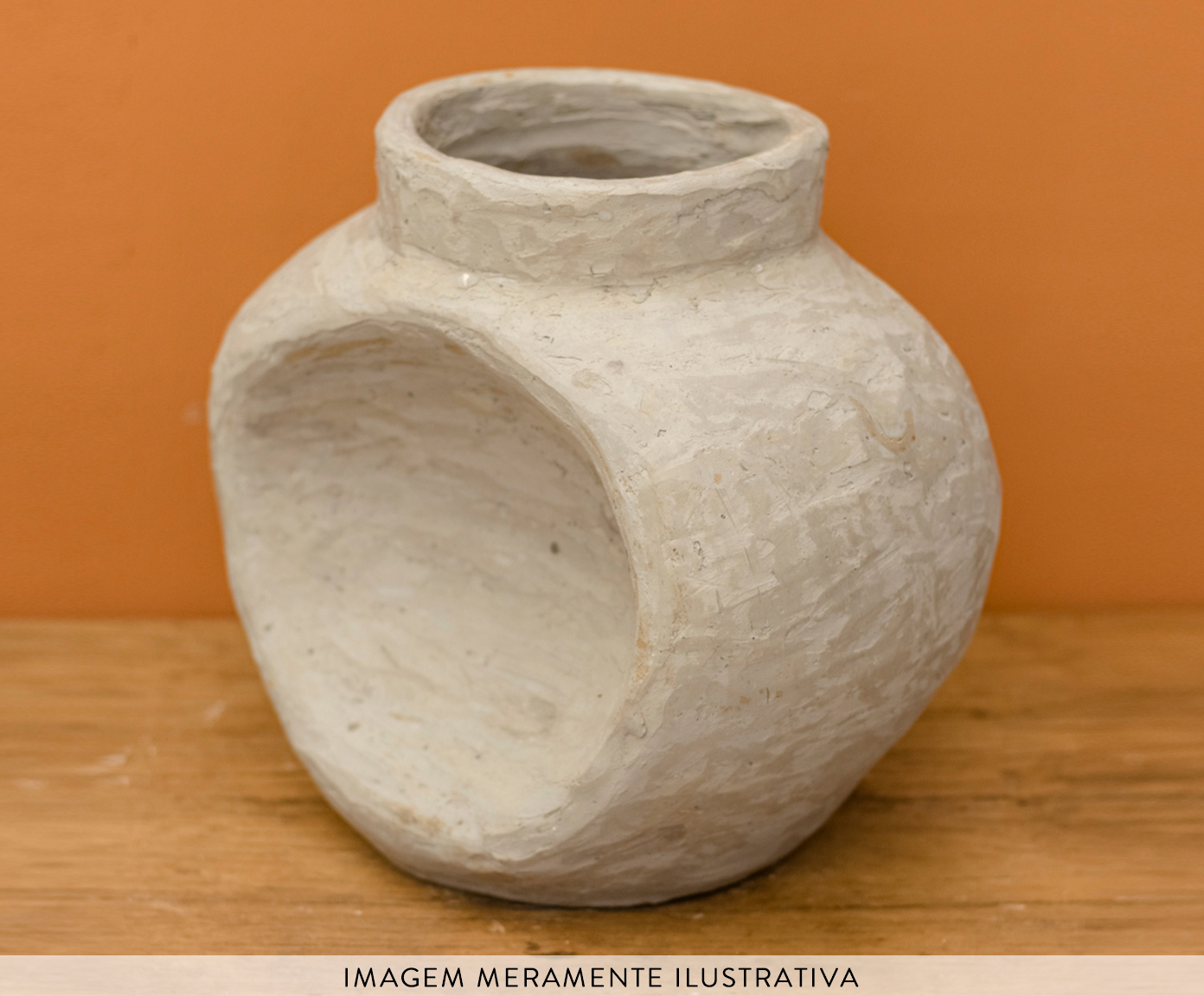 Vaso Amassado Cinza image number 1