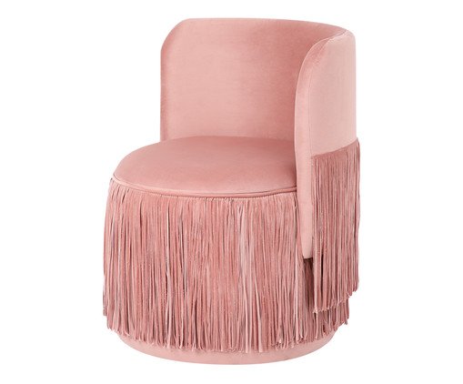 Poltrona Franja Dupla - Rosa image number 0