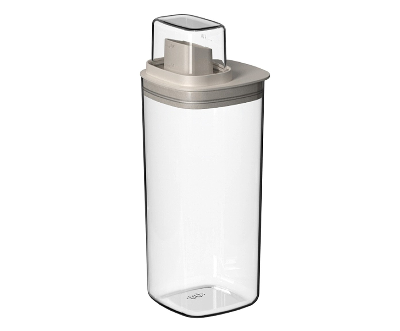Dispenser Quadrado Flow Fechado Bege image number 0