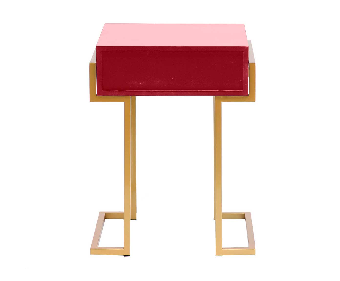 Mesa de Cabeceira Glam Firebrick - Vermelho image number 2