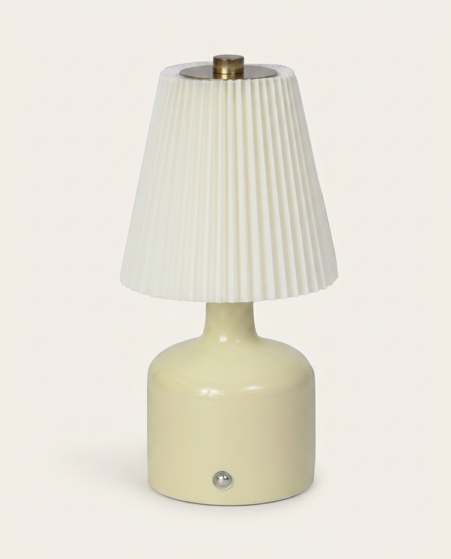 Lumin&aacute;ria de Mesa Tinny Amarelo Claro - image 1