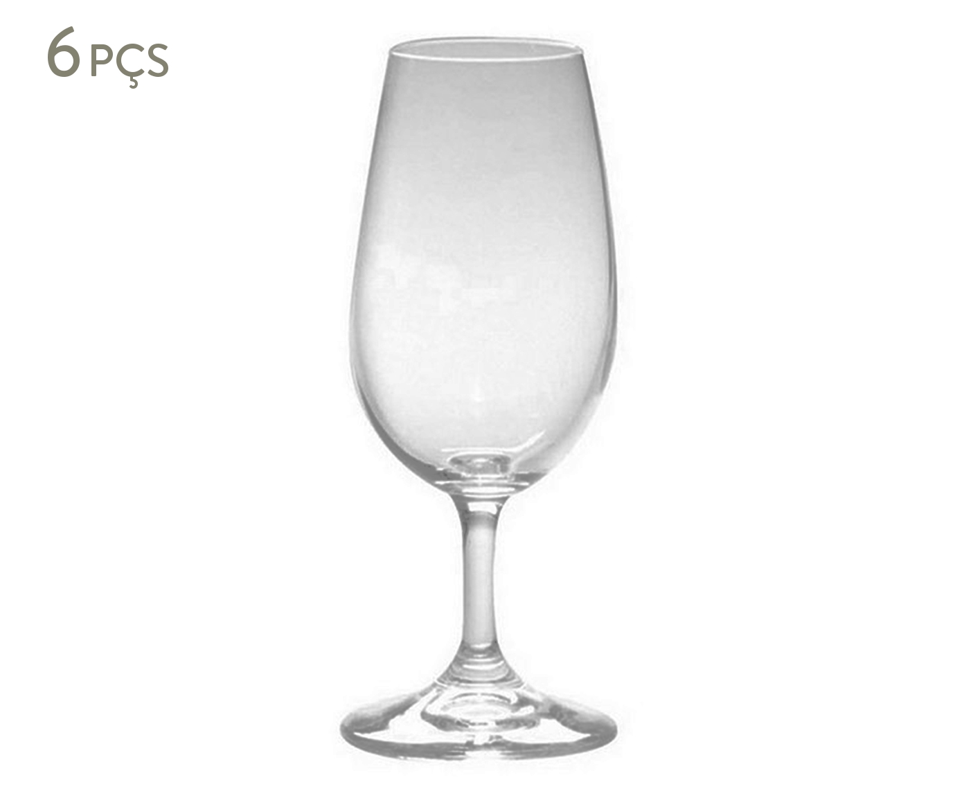 Jogo de Ta&ccedil;as para Vinho Branco em Cristal Grastro image number 0