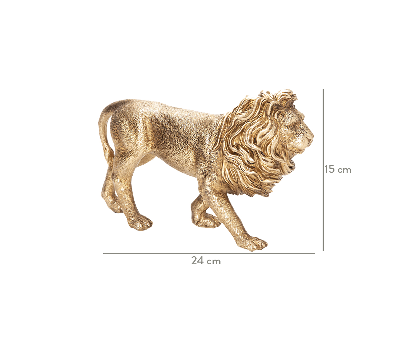 Escultura Leao Em Poliresina image number 3