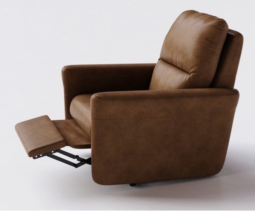Poltrona Blend com Lift Couro Nozes image number 2